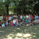 Foto grupal de las participantes en la graduaci&oacute;n.