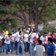 Caminata rumbo al Santuario de los M&aacute;rtires, noviembre de 2009.