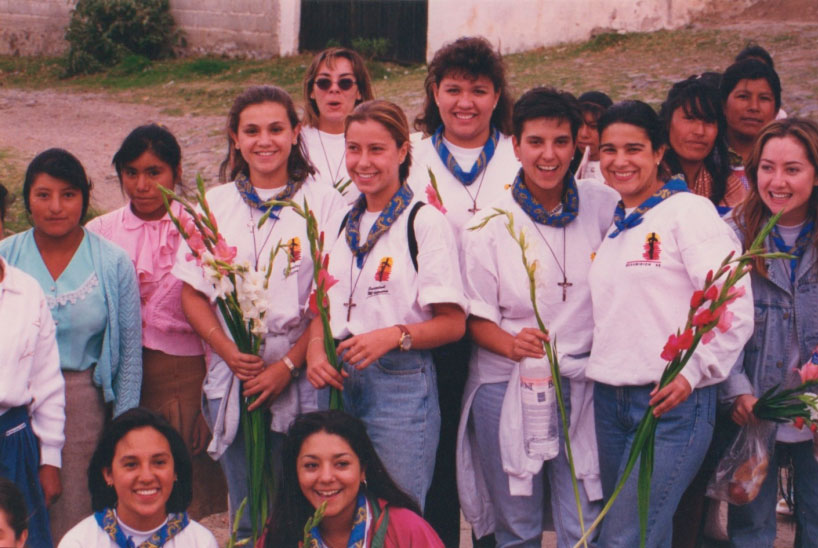 Cristina Danel en su primera