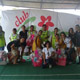 Algunas chicas del Club Giro con sus premios.