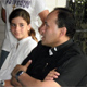 Sacerdotes diocesanos convivieron con chicas de Ancora, en la casa del Club del ECYD.