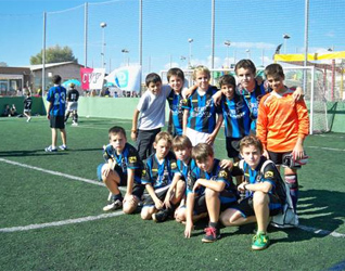Chicos del Club Faro en España.