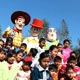 Los ni&ntilde;os, para el festejo de �Reyes� se quisieron tomar la fotograf&iacute;a con sus personajes favoritos de �Toy Story�.