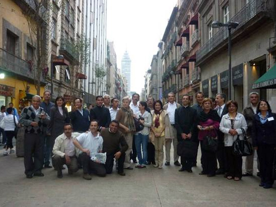 Los participantes pudieron, además, hacer un recorrido en el centro histórico de la Ciudad de México.