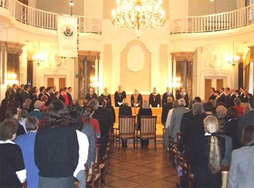 Adél Len’s Graduate Degree Ceremony at Eötvös Loránd University, Budapest