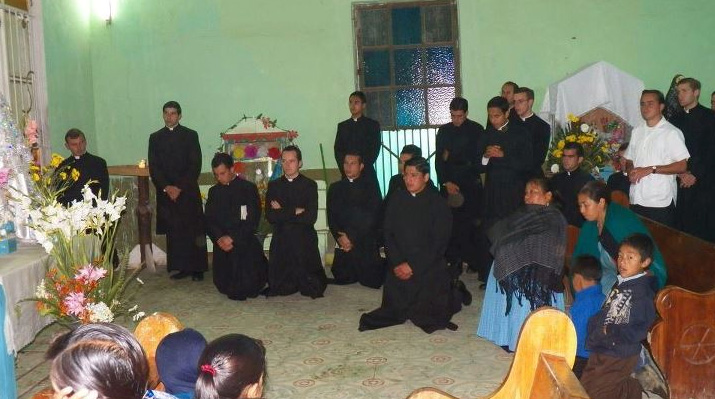 Los religiosos tuvieron tiempos para misionar mientras se encontraban en Orizaba, Veracruz.