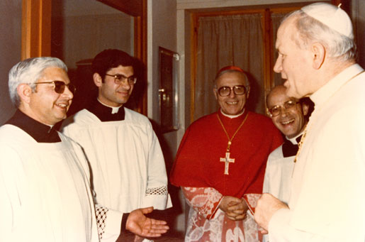 Giovanni Paolo II visita la parrocchia di Guadalupe, 1980.