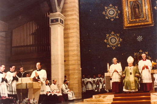 Giovanni Paolo II visita la parrocchia di Guadalupe, 1980.