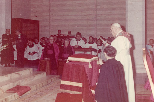Giovanni XXIII nella parrocchia di Guadalupe a Roma, 1962
