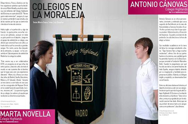 Dos alumnos destacados del Colegio Highlands