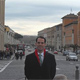 Jos&eacute; Juan Cabello Castilla, colaborador del Regnum Christi, en la Via de la Conciliazione de la ciudad de Roma.
