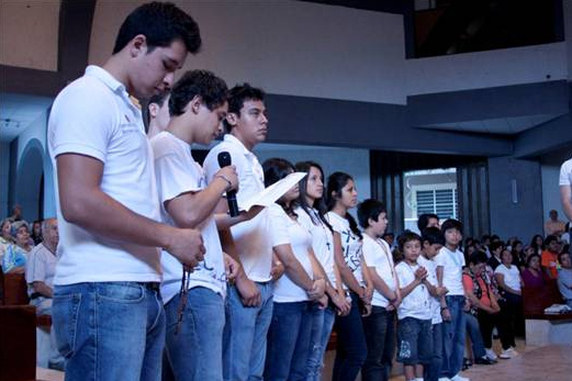 Fue notoria la presencia de los jóvenes en la coordinación y ejecución del evento.