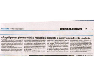La Nazione Firenze, articolo Angeli 2010