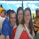 Luisa (prima a dx) al �Santiago Bernabeu�, Madrid, GMG 2011