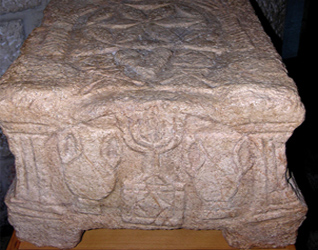 This carved stone found at Magdala is one of the oldest engravings of a menorah to be discovered, dating to before 67 C.E.