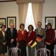 Luly Fern&aacute;ndez and the accreditation team