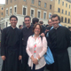 Nella foto: Ida Giganti, del Regnum Christi di Palermo, con fr. Massimo Merlino e altri due confratelli.