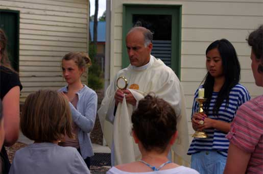 Eucharistic procession in Anglesea