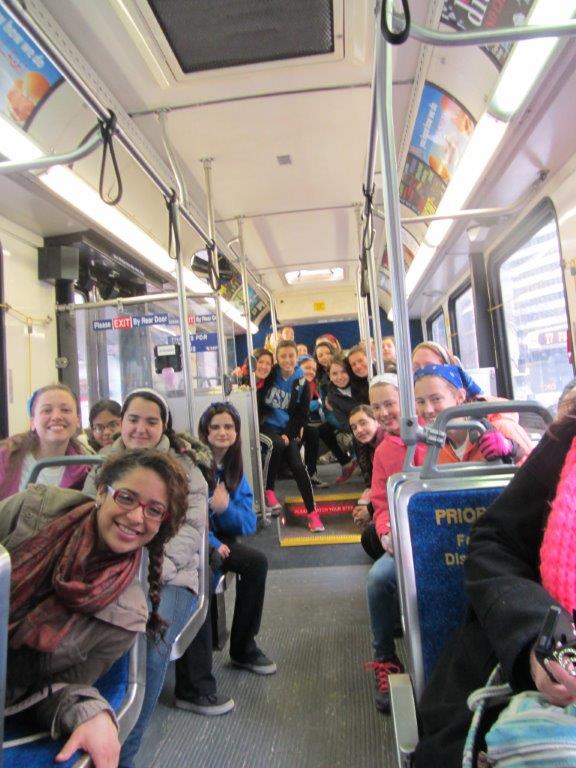 On the bus in Philadelphia