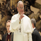 Papa Francesco in aula Paolo VI, 16 marzo 2013.