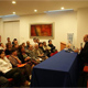 El auditorio del hospital Puebla durante la conferencia del P. Gonzalo Miranda, L.C.