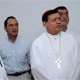 El Card. Norberto Rivera, arzobispo primado de M�xico, junto con Mons. Pedro Pablo Elizondo, obispo de la Prelatura de Canc�n-Chetumal, recorrieron las instalaciones de la Ciudad de la Alegr�a.