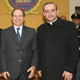 Il presidente della provincia Zinzi e il presidente della fondazione Villaggio dei ragazzi, P. Cavall&eacute;, L.C.