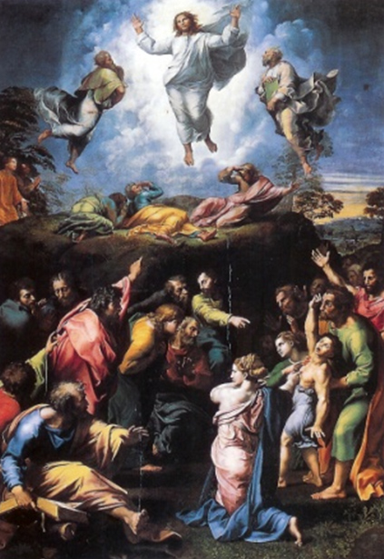 Raphael’s masterpiece “The Transfiguration”