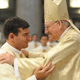 El P. Jorge Bugallo, L.C., el d&iacute;a de su ordenaci&oacute;n sacerdotal de manos de Mons. Brian Farrell, L.C., el 12 de diciembre de 2009.