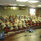 Vista del auditorio de las hermanas salesianas durante una de las conferencias.
