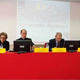 Expositores de la mesa redonda del 19&ordm; encuentro del �Grupo de Neurobio&eacute;tica�: (de izq. a der.) Dra. Lucilla Bossi, H. Alberto Carrara, L.C., Prof. Massimo Gandolfini y Dr. Riccardo Carrara.