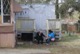Fr. Martin Connor LC with a resident of one of the neighborhoods visited during the Atlanta missions
