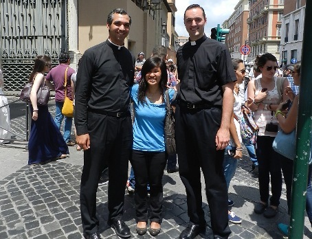 Joanne Lou with Legionary friends.