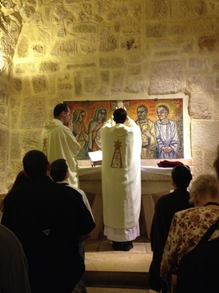 Mass in the cave of St. Jerome