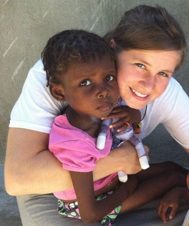 April Pickett and a friend