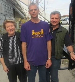Artist Marty Herbert with St. Brendans parishioners