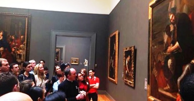 Fr. Jason Smith at the Metropolitan Museum of Art