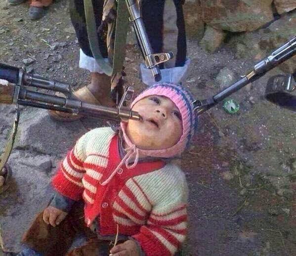 Haunting photo of Iraqi child