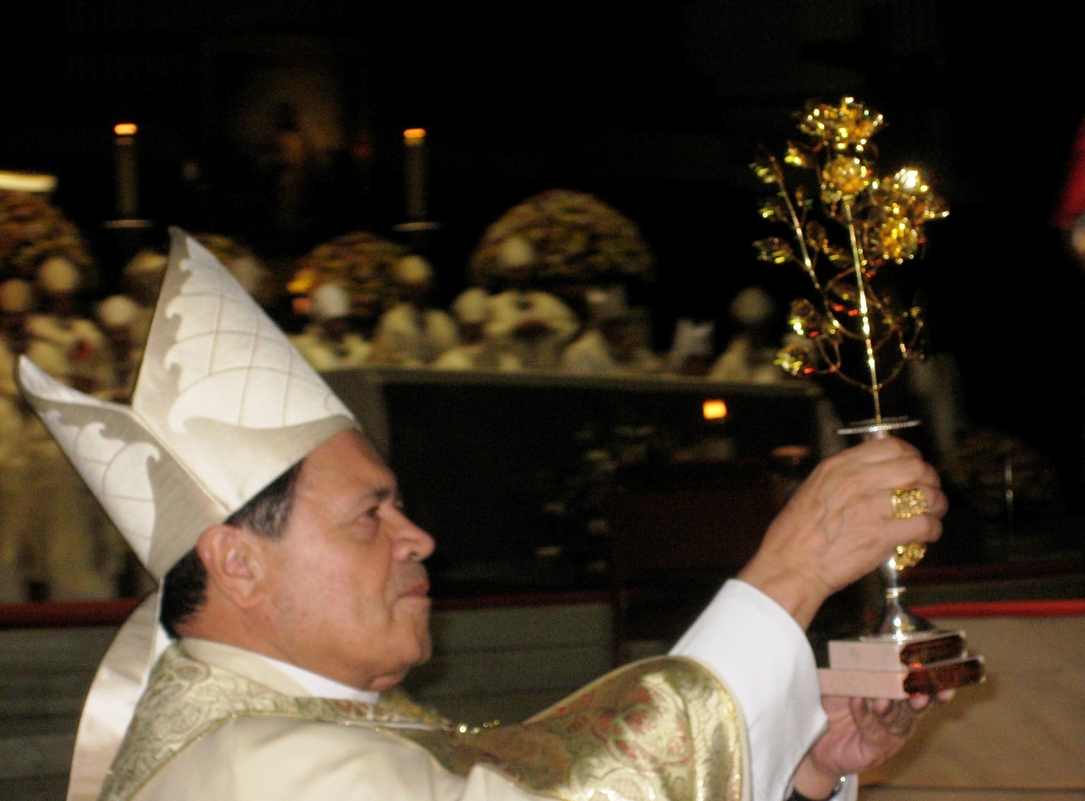 Cardinal Norberto Rivera Carrera, the Archbishop of Mexico City