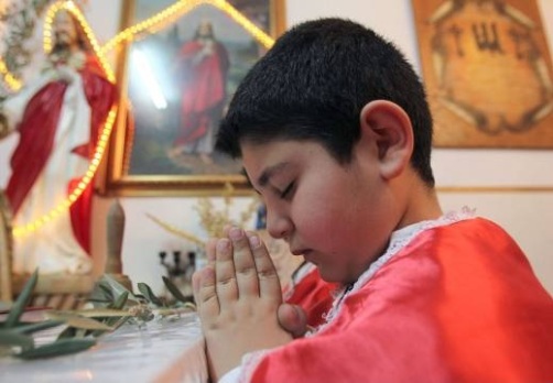 Boy Praying