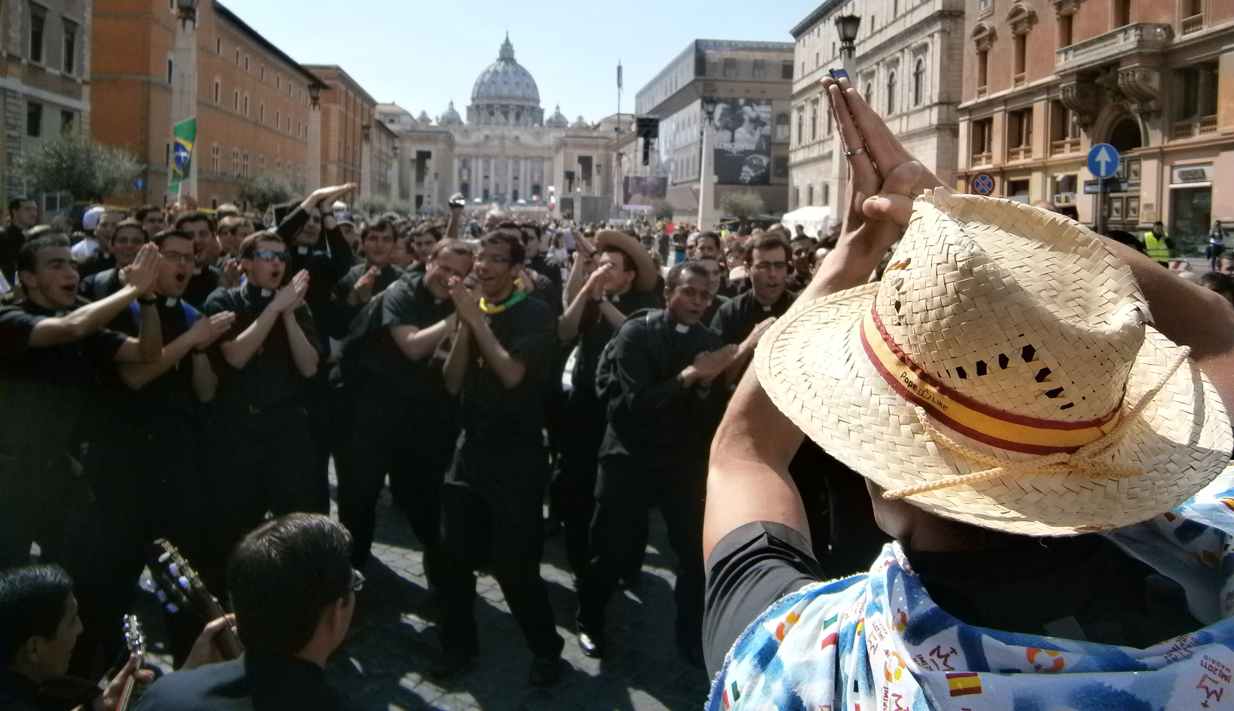 Dancing Legion of Christ seminarians