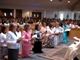 The newly consecrated women make their promises.