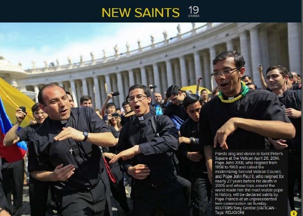 Dancing seminarians in the press