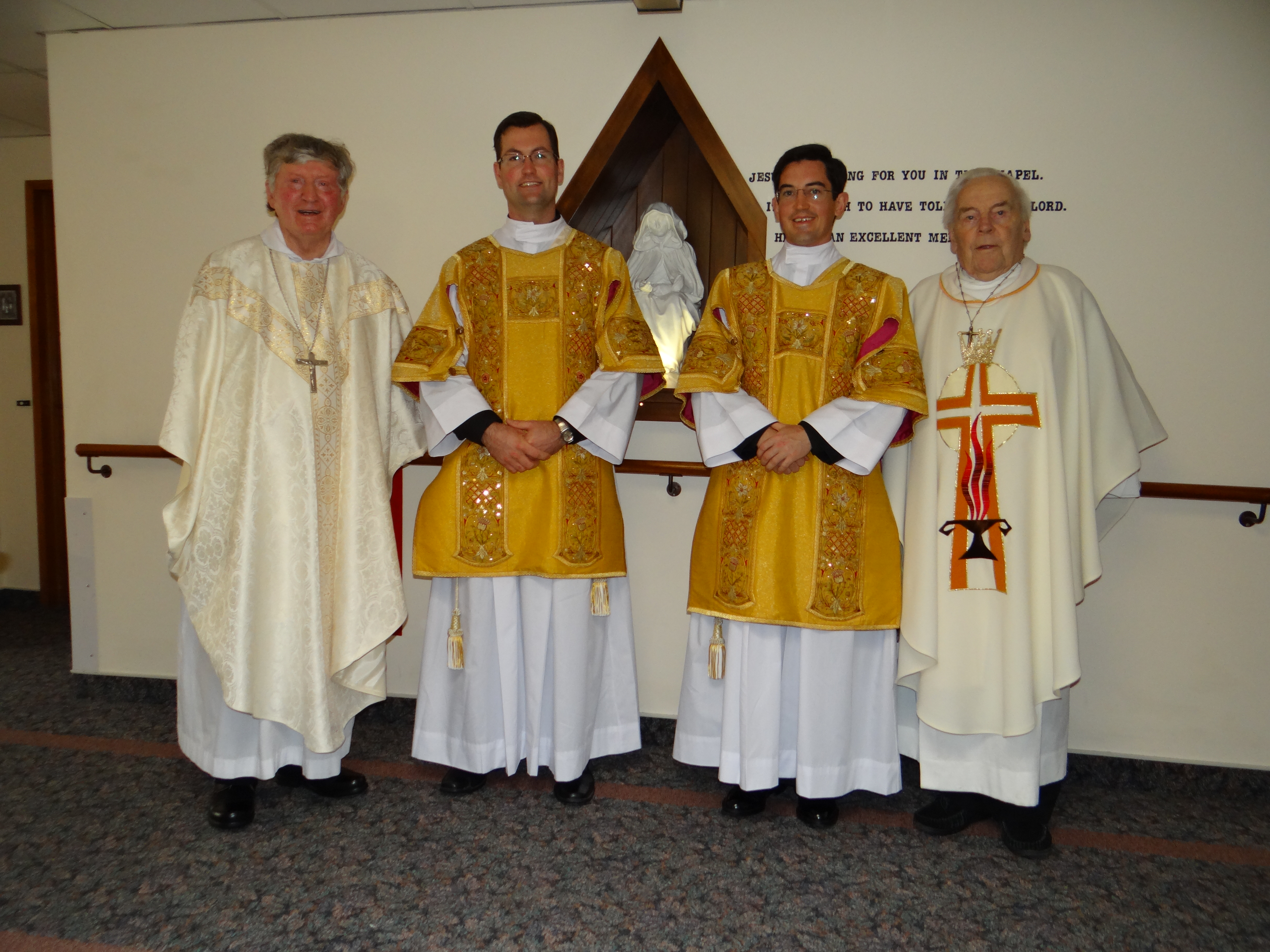 Deacon David Joyce LC and Deacon Simon Cleary LC