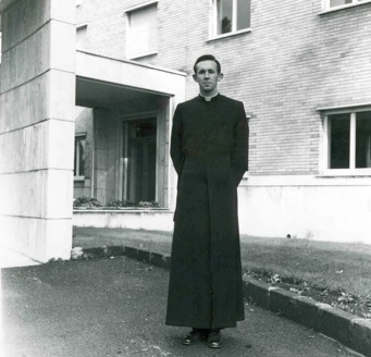 Fr. Brian Fagan during his novitiate