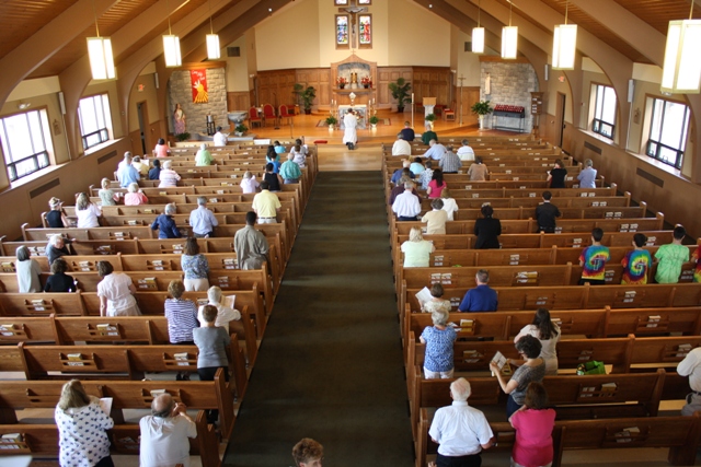 Eucharistic Adoration at St. Agatha parish