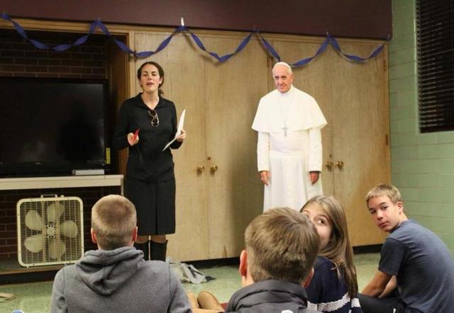 Eleanor Segraves as parish Youth Minister