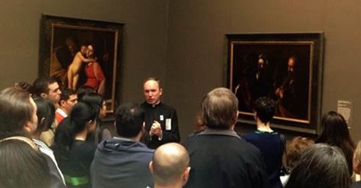 Fr. Jason Smith LC at the Metropolitan Museum of Art