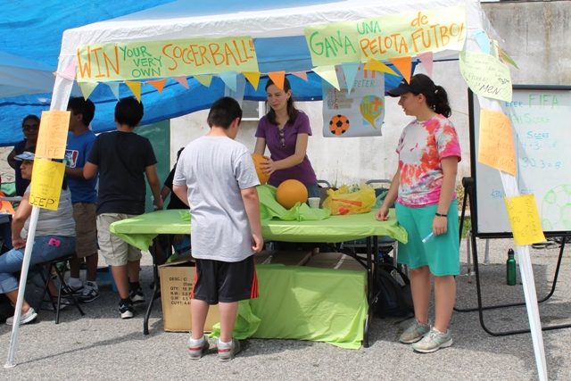 Booth at St. Peters festival in Yonkers