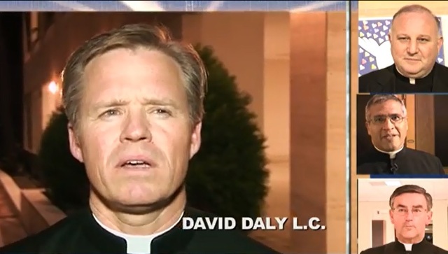 Fr. David Daly and Legionaries in Rome